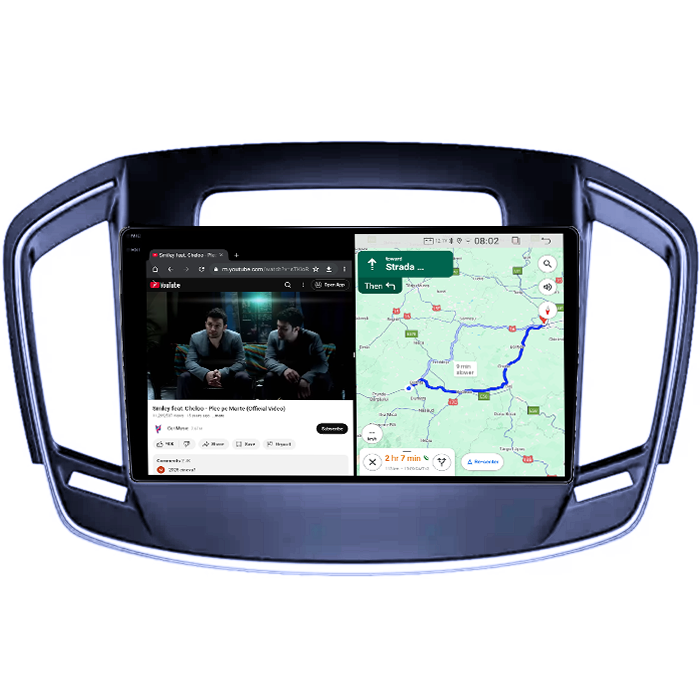Navigatie dedicata Buick Regal 2014, 4GB RAM 64GB ROM, Quadcore, Android 14, Display QLED 1K 9", DSP, Carplay&Android Auto, Suport camere AHD [4]