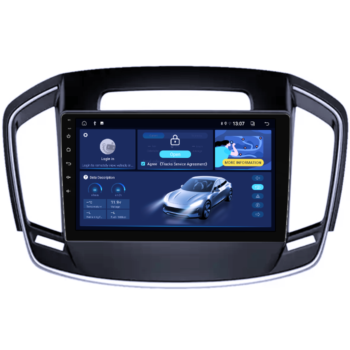 Navigatie dedicata Buick Regal 2014+, 8GB RAM 128GB ROM, Octacore, Platforma TS18, Android 13, Display QLED 9”, Suporta camera 360º, DSP, Carplay&Android Auto, SIM 4G, Ventilator Activ [2]