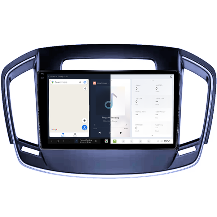Navigatie dedicata Buick Regal 2014 DUDU3, 4GB RAM 64GB ROM, Octacore, Platforma 8581, Android, Display QLED 9", DSP, Carplay&AndroidAuto [2]