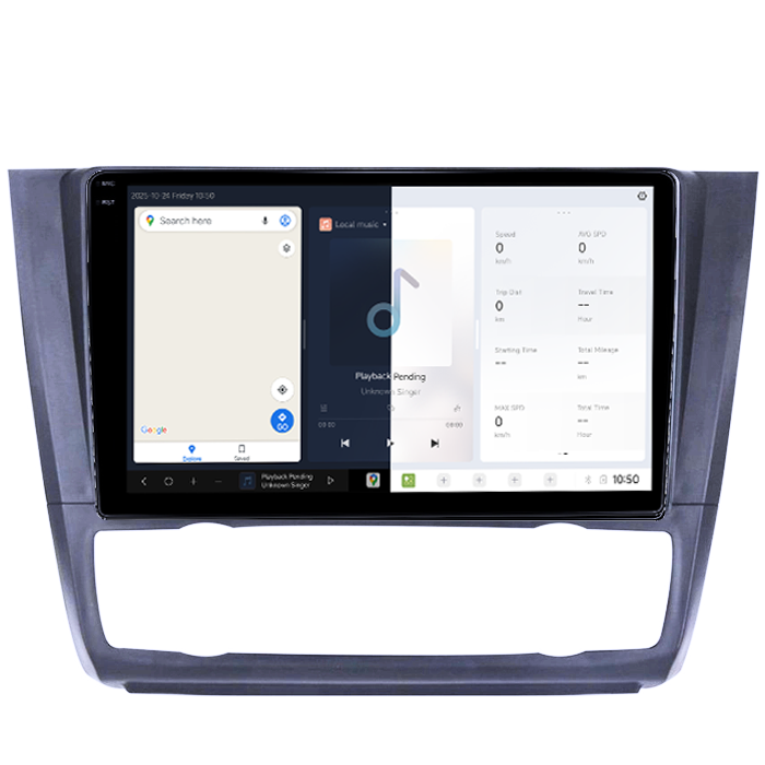 Navigatie dedicata BMW Seria 1 E81/E87 Clima 2007-2013 DUDU3, 4GB RAM 64GB ROM, Octacore, Platforma 8581, Android, Display QLED 9", DSP, Carplay&AndroidAuto [2]