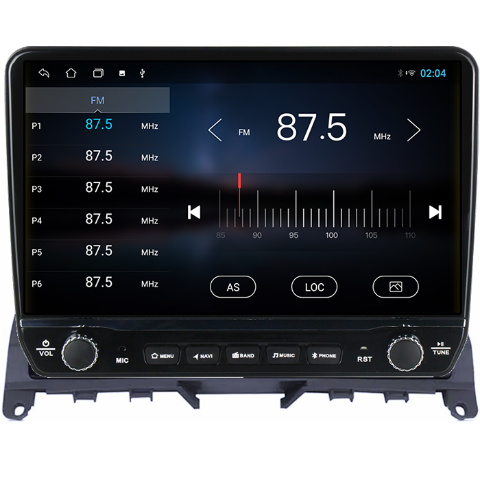 Navigatie dedicata C-Class 3 W204 2006-2011 Tesla cu butoane rotative model 2024, 4GB RAM 64GB ROM, Procesor Quadcore, Android 14, Display QLED 10", DSP, Carplay&Android Auto [4]