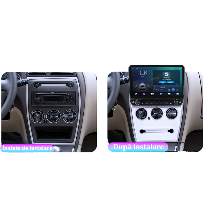 Navigatie dedicata Citroen C-Elysee 2008-2013 Tesla cu butoane rotative model 2024, 4GB RAM 64GB ROM, Procesor Quadcore, Android 14, Display QLED 10", DSP, Carplay&Android Auto [6]