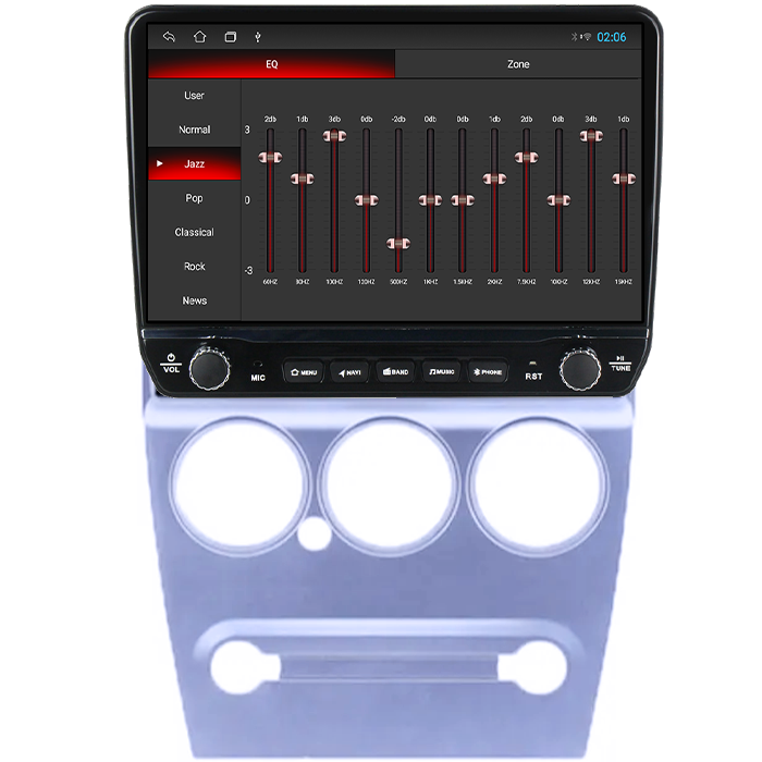 Navigatie dedicata Citroen C-Elysee 2008-2013 Tesla cu butoane rotative model 2024, 4GB RAM 64GB ROM, Procesor Quadcore, Android 14, Display QLED 10", DSP, Carplay&Android Auto [2]