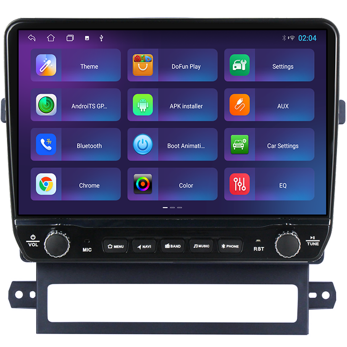 Navigatie dedicata Captiva 2008-2012 Tesla cu butoane rotative model 2024, 4GB RAM 64GB ROM, Procesor Quadcore, Android 14, Display QLED 10", DSP, Carplay&Android Auto [4]