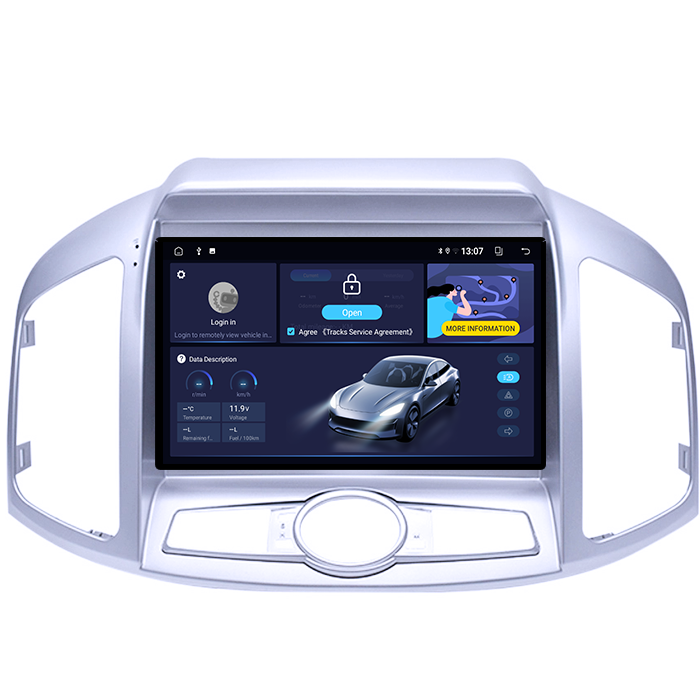 Navigatie dedicata Captiva 2012-2017, 8GB RAM 128GB ROM, Octacore, Platforma TS18, Android 13, Display QLED 9”, Suporta camera 360º, DSP, Carplay&Android Auto, SIM 4G, Ventilator Activ [4]