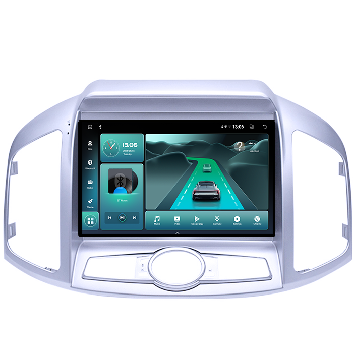 Navigatie dedicata Captiva 2012-2017, 8GB RAM 128GB ROM, Octacore, Platforma TS18, Android 13, Display QLED 9”, Suporta camera 360º, DSP, Carplay&Android Auto, SIM 4G, Ventilator Activ [2]