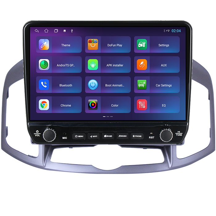 Navigatie dedicata Captiva 2012-2017 Tesla cu butoane rotative model 2024, 4GB RAM 64GB ROM, Procesor Quadcore, Android 14, Display QLED 10", DSP, Carplay&Android Auto [4]