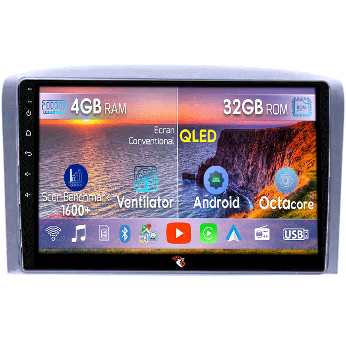 Navigatie dedicata Chevrolet 2006/Lova/Captiva/Centra/Aveo/Epica, 4 GB RAM 32GB ROM, Android 13, Display QLED, 9", DSP, Carplay, Android Auto, Internet, Youtube , Waze , Wi Fi , Usb , [1]