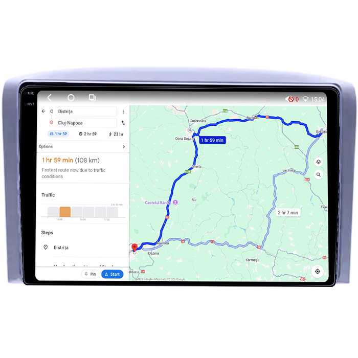 Navigatie dedicata Chevrolet 2006/Lova/Captiva/Centra/Aveo/Epica, 4GB RAM 64GB ROM, Octacore, Android 14, Display QLED 1K 9", Carplay&Android Auto, SIM 4G, Ventilator Activ [4]