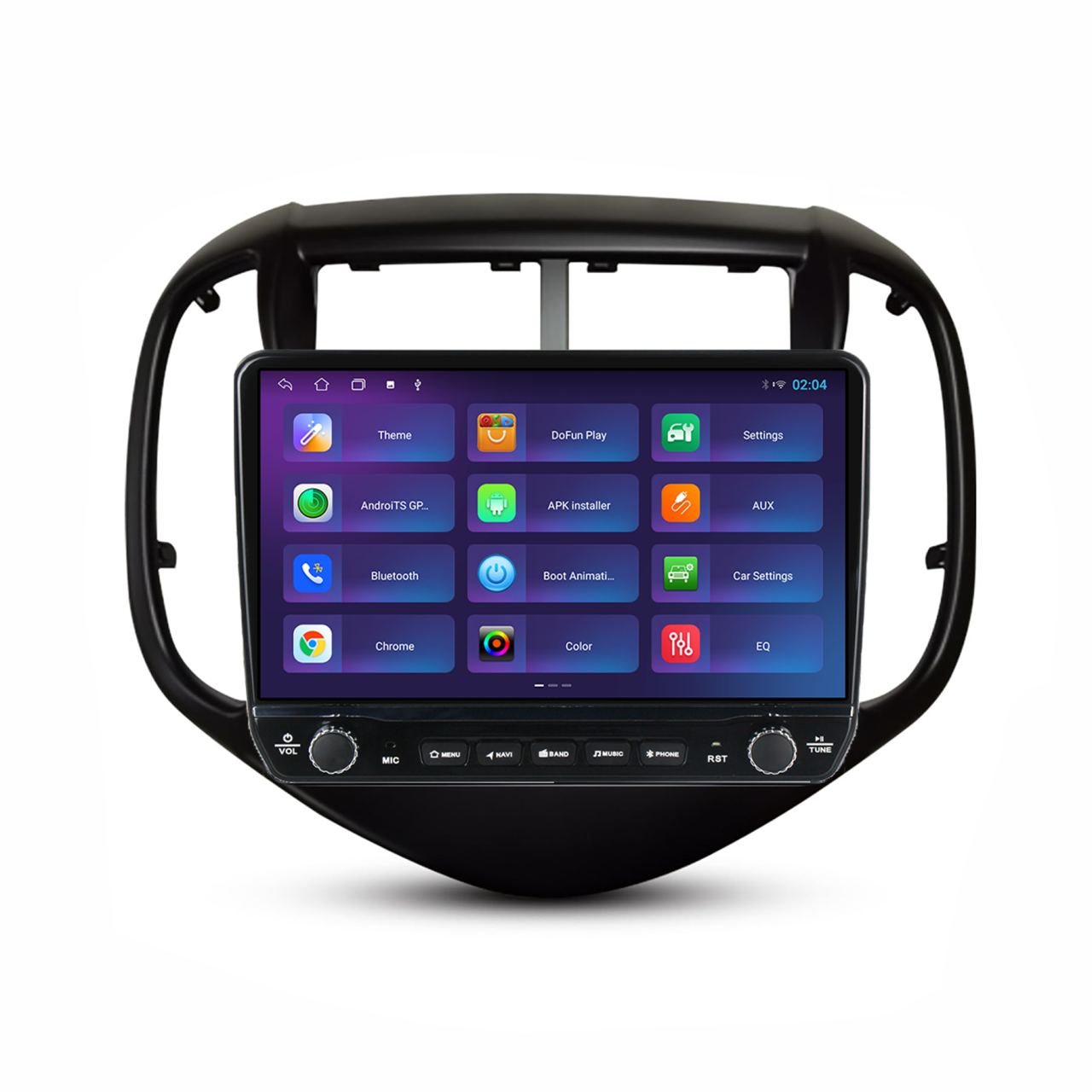 Navigatie dedicata Chevrolet Aveo 2016-2021 Tesla Cu Butoane Rotative Model 2024, 4GB RAM 64GB ROM, Procesor Quadcore, Android 14, Display QLED 10", DSP, Carplay&AndroidAuto [3]