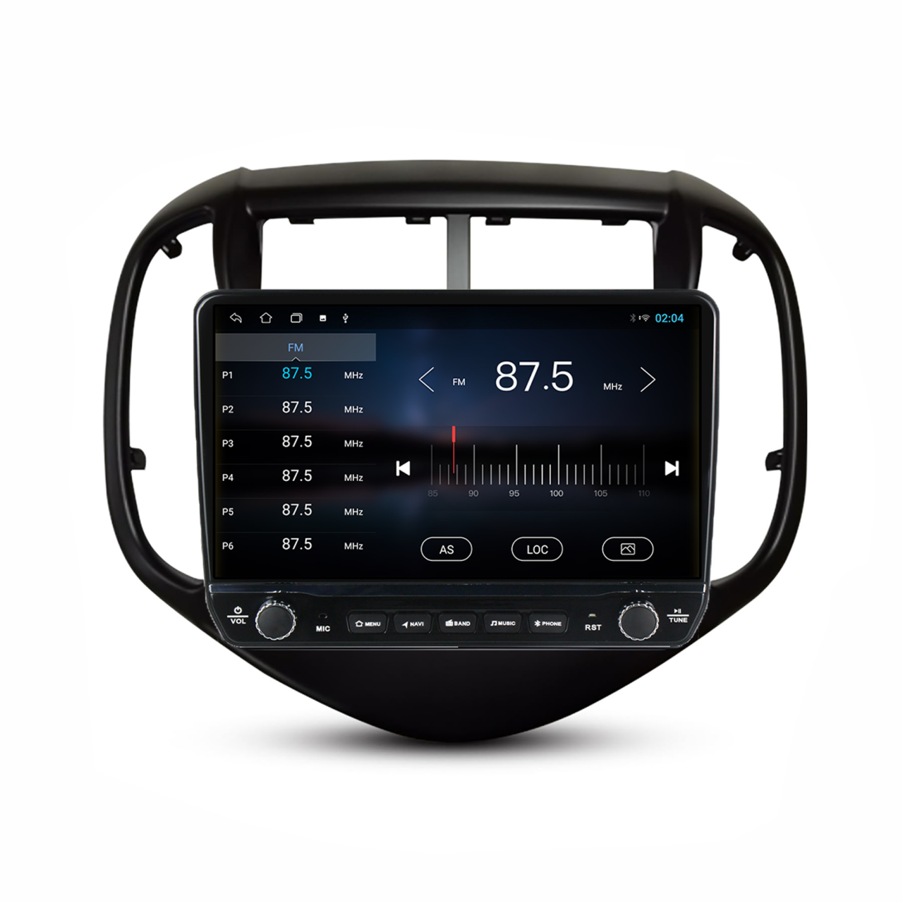 Navigatie dedicata Chevrolet Aveo 2016-2021 Tesla Cu Butoane Rotative Model 2024, 4GB RAM 64GB ROM, Procesor Quadcore, Android 14, Display QLED 10", DSP, Carplay&AndroidAuto [4]