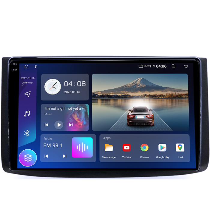 Navigatie dedicata Chevrolet Aveo 2006-2012, 4GB RAM 64GB ROM, Quadcore, Android 14, Display QLED  9", DSP, Carplay&Android Auto, Suport camere AHD [2]