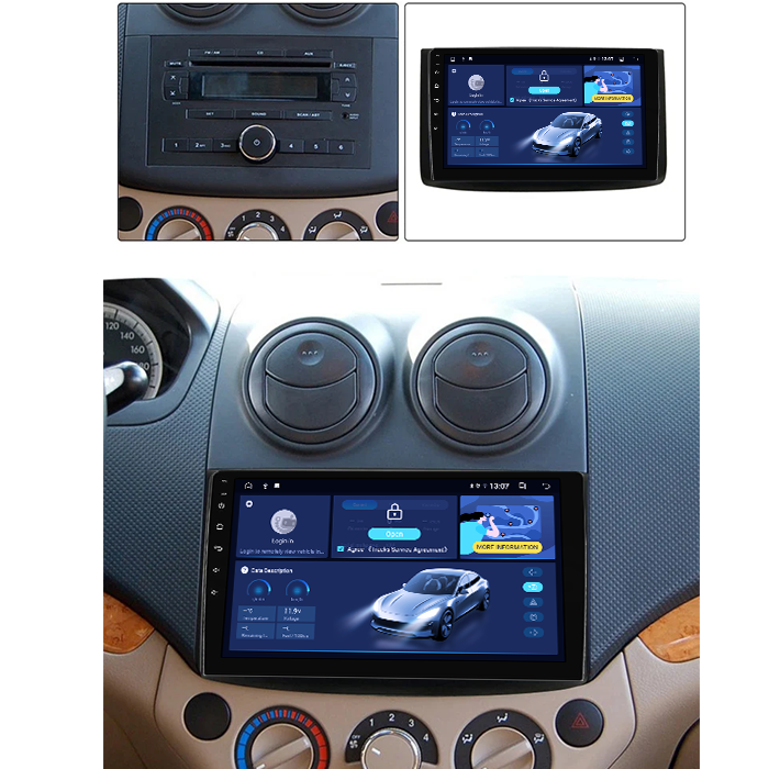 Navigatie dedicata Chevrolet Aveo 2006-2012, 8GB RAM 128GB ROM, Octacore, Platforma TS18, Android 13, Display QLED 9”, Suporta camera 360º, DSP, Carplay&Android Auto, SIM 4G, Ventilator Activ [5]