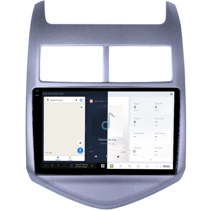 Navigatie dedicata Chevrolet Aveo 2012-2015 DUDU3, 4GB RAM 64GB ROM, Octacore, Platforma 8581, Android, Display QLED 9", DSP, Carplay&AndroidAuto [2]