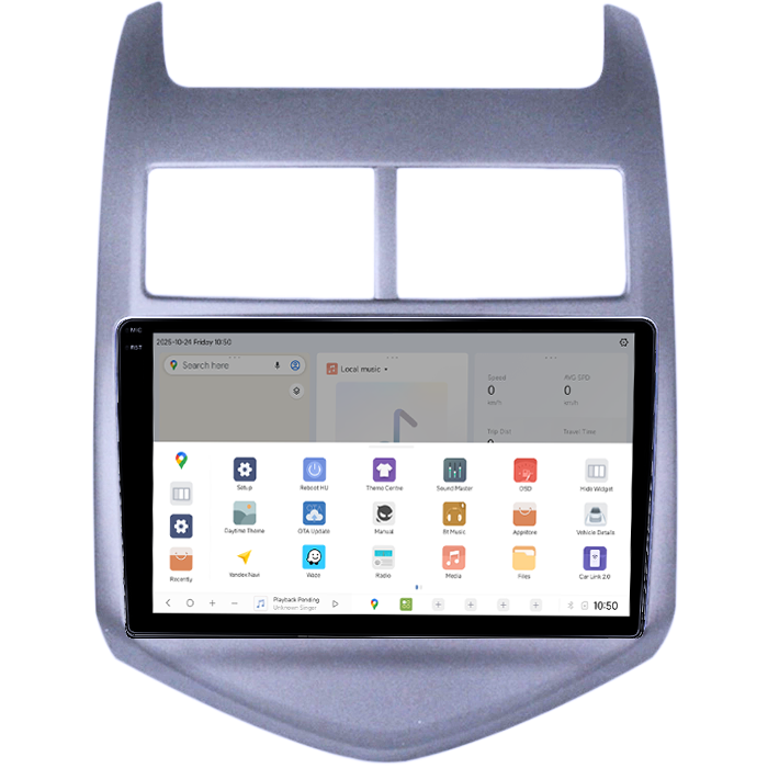 Navigatie dedicata Chevrolet Aveo 2012-2015 DUDU3, 4GB RAM 64GB ROM, Octacore, Platforma 8581, Android, Display QLED 9", DSP, Carplay&AndroidAuto [3]