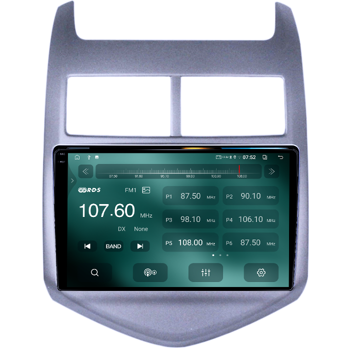 Navigatie dedicata Chevrolet Aveo 2010-2015, 4GB RAM 64GB ROM, Quadcore, Android 14, Display QLED 1K 9", DSP, Carplay&Android Auto, Suport camere AHD [3]
