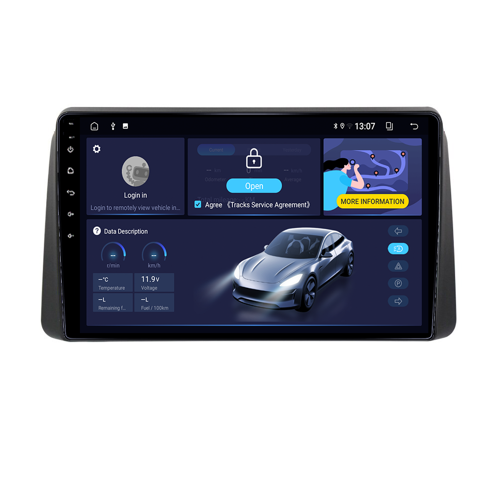 Navigatie dedicata Chrysler Grand Voyager 2011-2015, 12GB RAM 256GB ROM, Android, Rezolutie 2K, Display QLED, 9", DSP, Carplay, Android Auto, Internet, Youtube, Waze, Wi Fi, USB [4]