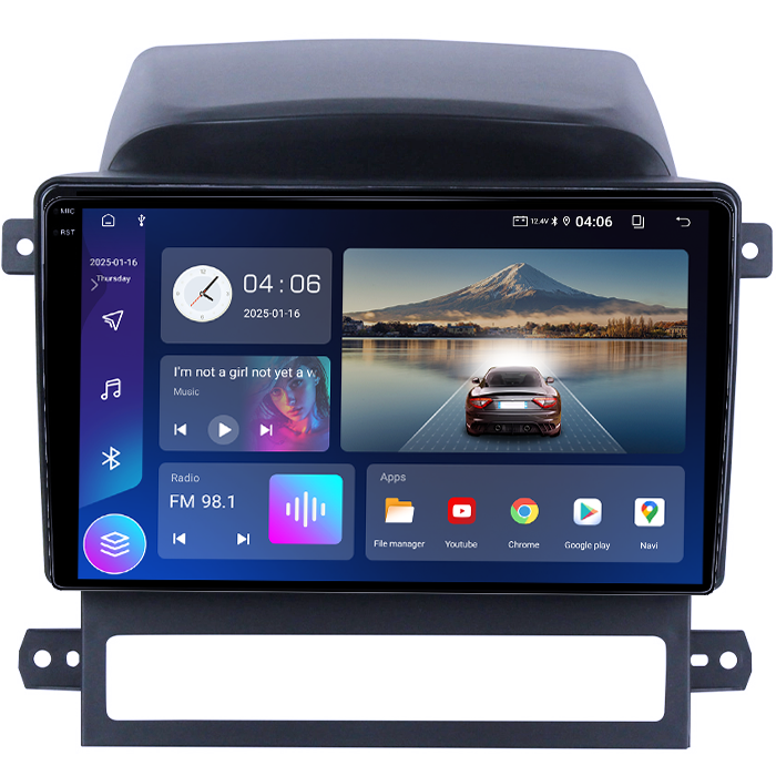 Navigatie dedicata Chevrolet Captiva 2008-2012, 12GB RAM 256GB ROM, Android, Rezolutie 2K, Display QLED, 9", DSP, Carplay, Android Auto, Internet, Youtube, Waze, Wi Fi, USB [2]