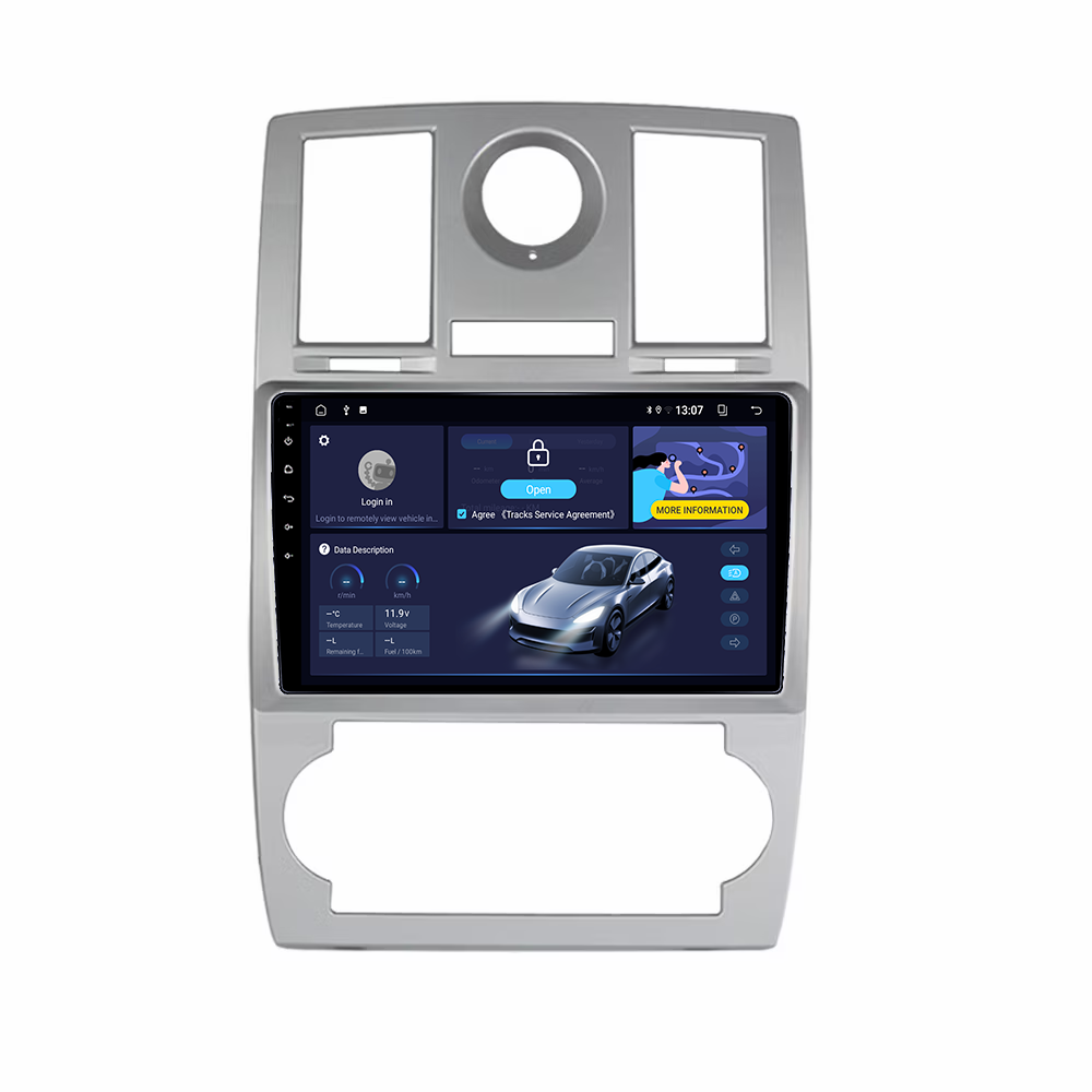 Navigatie dedicata Chrysler 300C 2004-2011, 4GB RAM 64GB ROM, Quadcore, Android, Display QLED  9", DSP, Carplay&Android Auto, Suport camere AHD [2]