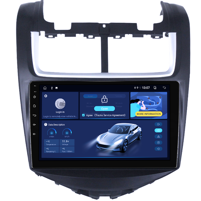 Navigatie dedicata Chevrolet Aveo 2014-2017, 8GB RAM 128GB ROM, Octacore, Platforma TS18, Android 13, Display QLED 9”, Suporta camera 360º, DSP, Carplay&Android Auto, SIM 4G, Ventilator Activ [4]