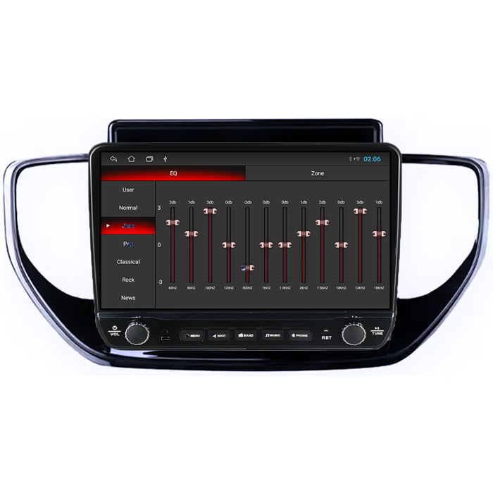 Navigatie dedicata Hyundai Solaris 2 2020-2021 Tesla Cu Butoane Rotative Model 2024, 4GB RAM 64GB ROM, Procesor Quadcore, Android 14, Display QLED 10", DSP, Carplay&AndroidAuto [5]