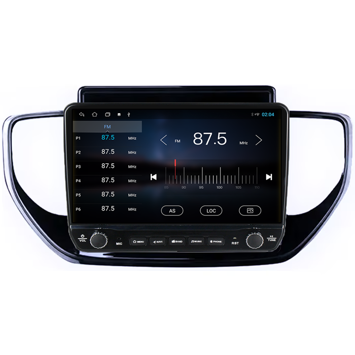 Navigatie dedicata Hyundai Solaris 2 2020-2021 Tesla Cu Butoane Rotative Model 2024, 4GB RAM 64GB ROM, Procesor Quadcore, Android 14, Display QLED 10", DSP, Carplay&AndroidAuto [4]