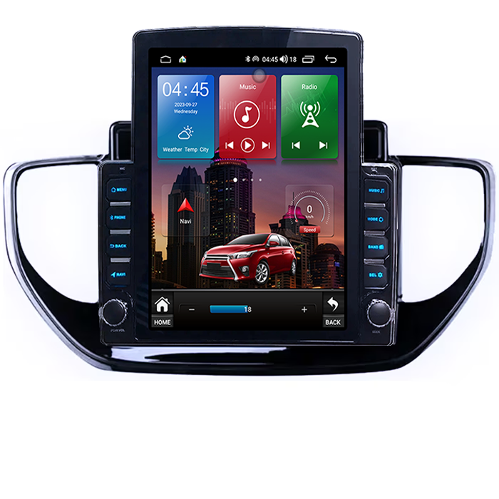 Navigatie dedicata Hyundai Solaris 2 2020-2021 Tesla Style, ANDROID 13, 9.7 inch , 8+128GB, Internet, Aplicatii, Waze, GPS [2]