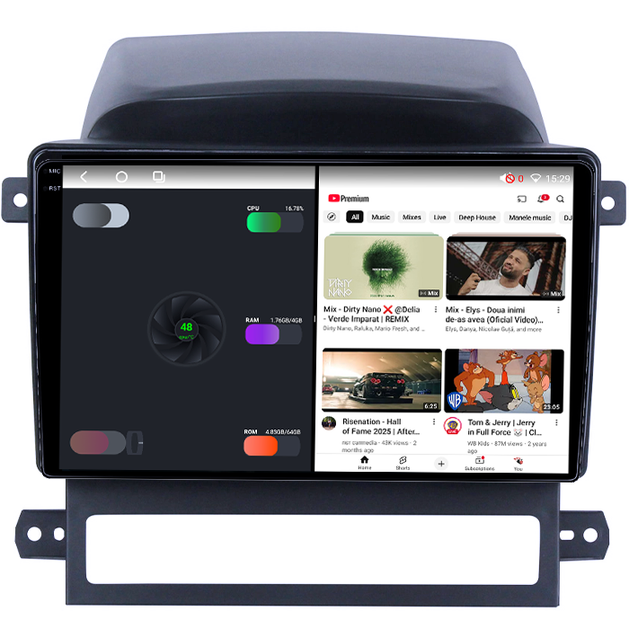 Navigatie dedicata Chevrolet Captiva 2008-2012, 4GB RAM 64GB ROM, Octacore, Android 14, Display QLED 1K 9", Carplay&Android Auto, SIM 4G, Ventilator Activ [3]