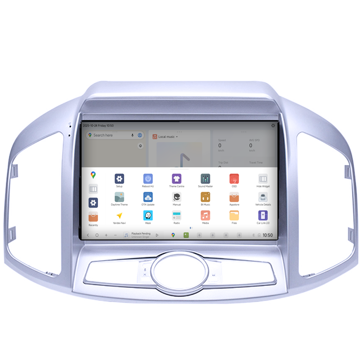 Navigatie dedicata Chevrolet Captiva 2012-2017 AC DUDU3, 4GB RAM 64GB ROM, Octacore, Platforma 8581, Android, Display QLED 9", DSP, Carplay&AndroidAuto [4]