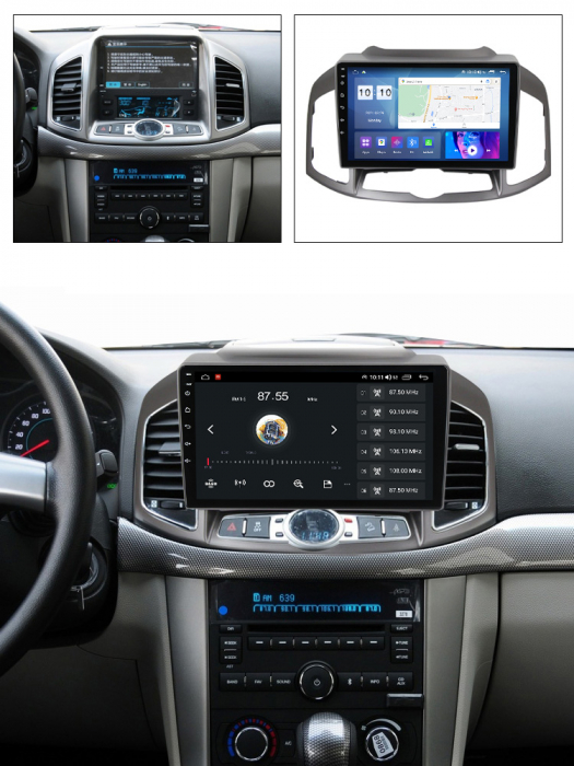 Navigatie dedicata Chevrolet Captiva 2012-2017, 4GB RAM 64GB ROM, Octacore, Android 13, Display QLED 10", DSP, Carplay, Android Auto, Internet, Youtube, Waze, WIFI, Bluetooth [5]