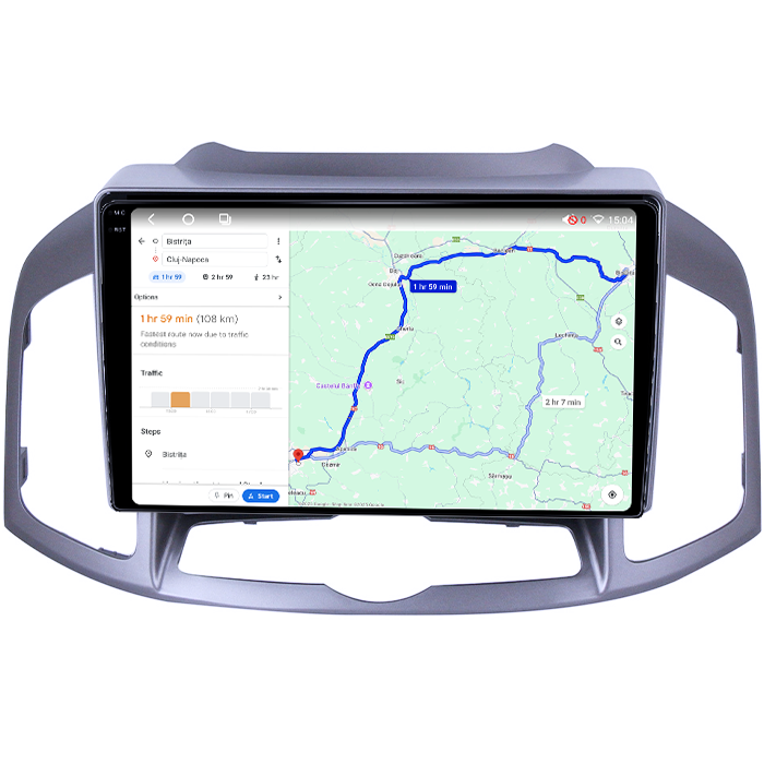 Navigatie dedicata Chevrolet Captiva 2012-2017, 4GB RAM 64GB ROM, Octacore, Android 14, Display QLED 1K 10", Carplay&Android Auto, SIM 4G, Ventilator Activ [4]