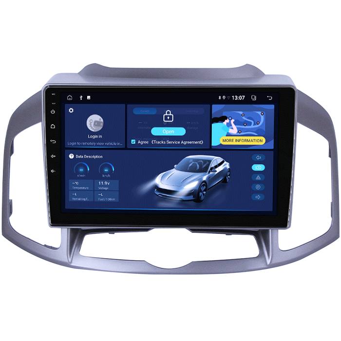 Navigatie dedicata Chevrolet Captiva 2012-2017, 4GB RAM 64GB ROM, Octacore, Android 13, Display QLED 10", DSP, Carplay, Android Auto, Internet, Youtube, Waze, WIFI, Bluetooth [4]