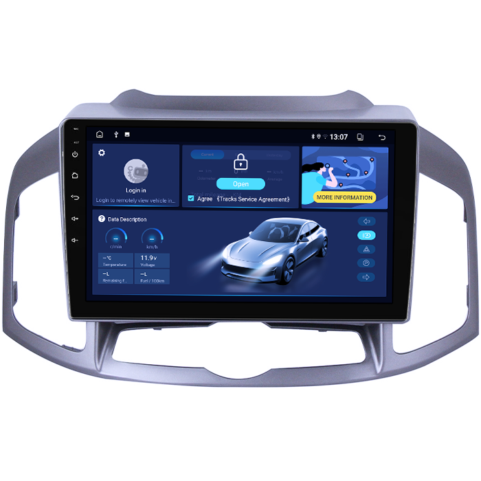 Navigatie dedicata Chevrolet Captiva 2012-2017, 8GB RAM 128GB ROM, Octacore, Platforma TS18, Android 13, Display QLED 10”, Suporta camera 360º, DSP, Carplay&Android Auto, SIM 4G, Ventilator Activ [4]