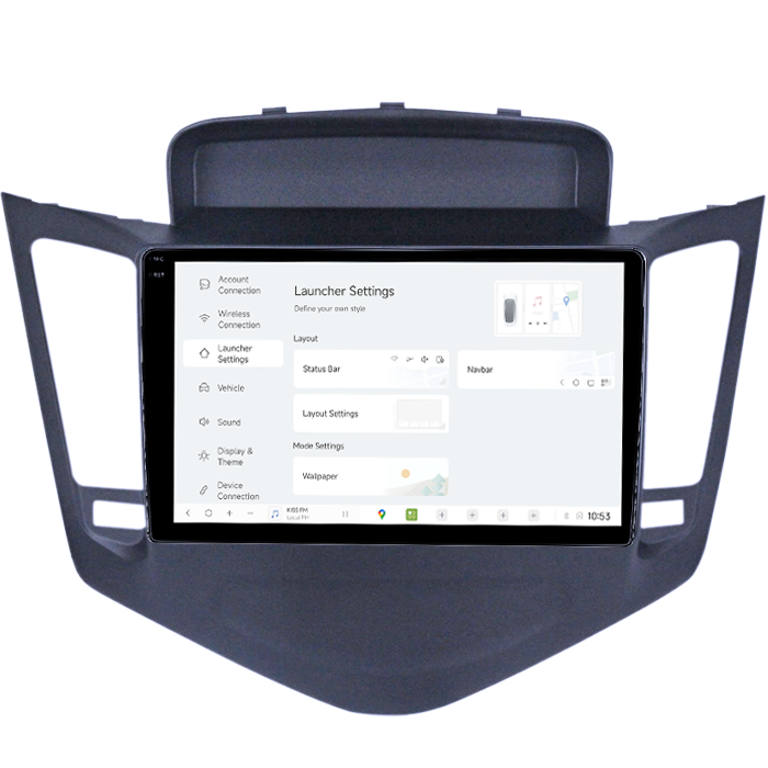 Navigatie dedicata Chevrolet Cruze 2009-2014 DUDU3, 4GB RAM 64GB ROM, Octacore, Platforma 8581, Android, Display QLED 9", DSP, Carplay&AndroidAuto [5]