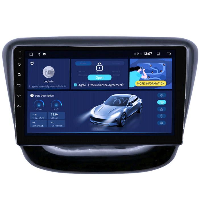Navigatie dedicata Chevrolet Cavalier 2016, 4 GB RAM 32 ROM, Android 13, Display QLED, 9",DSP, Carplay, Android Auto, Internet, Youtube , Waze , Wi Fi , Usb , Bluetooth , Mirrorlink [4]