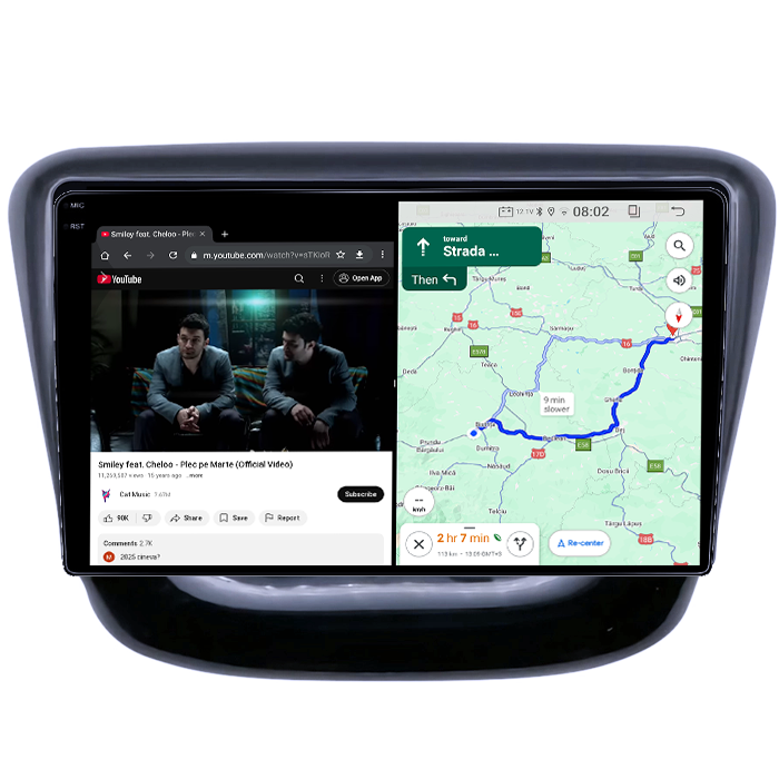 Navigatie dedicata Chevrolet Cavalier 2016, 4GB RAM 64GB ROM, Quadcore, Android 14, Display QLED 1K 9", DSP, Carplay&Android Auto, Suport camere AHD [4]