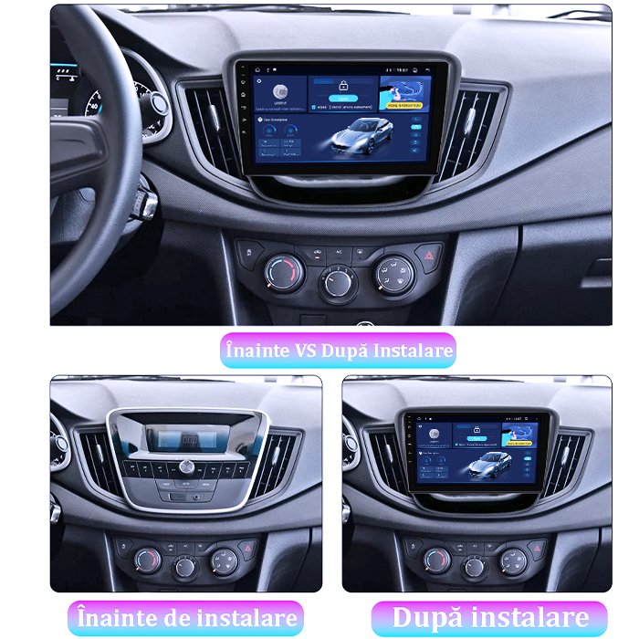 Navigatie dedicata Chevrolet Cavalier 2016, 8GB RAM 128GB ROM, Octacore, Platforma TS18, Android 13, Display QLED 9”, Suporta camera 360º, DSP, Carplay&Android Auto, SIM 4G, Ventilator Activ [5]