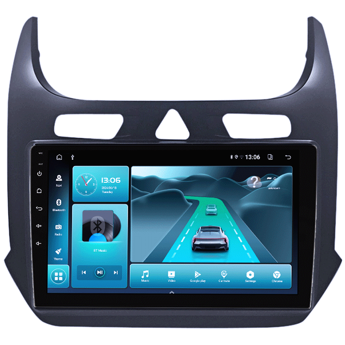 Navigatie dedicata Chevrolet Cobalt 2011-2018, 4GB RAM 32GB ROM, Octacore, Android 14, Display QLED 9", DSP, Carplay&Android Auto, SIM 4G, Bluetooth, Ventilator Activ [2]