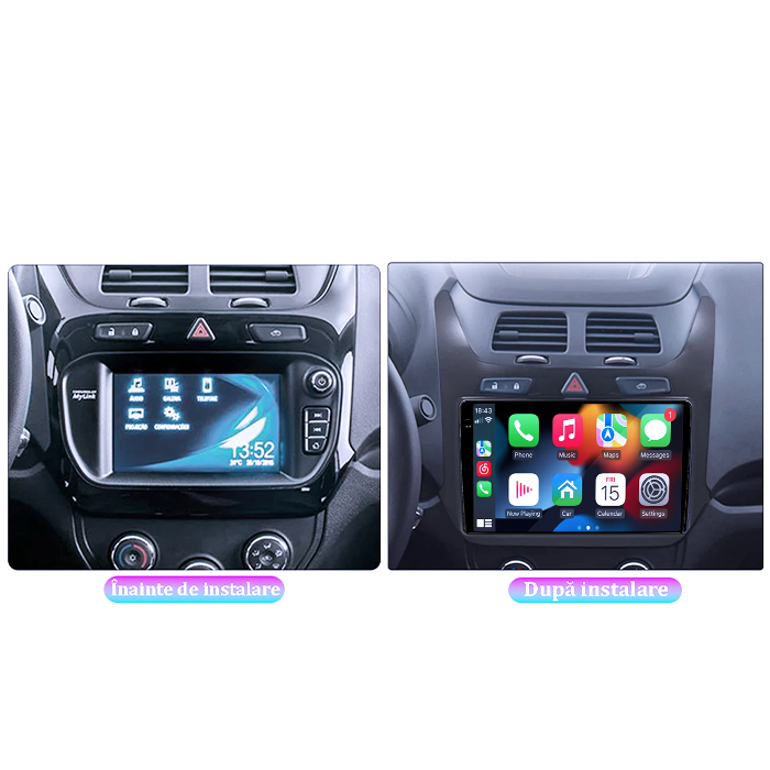 Navigatie dedicata Chevrolet Cobalt 2011-2018, 4GB RAM 64GB ROM, Procesor Qualcomm Octacore, Android 14, Rezolutie 2K, Display QLED 9", DSP, Carplay&Android Auto, SIM 4G [7]