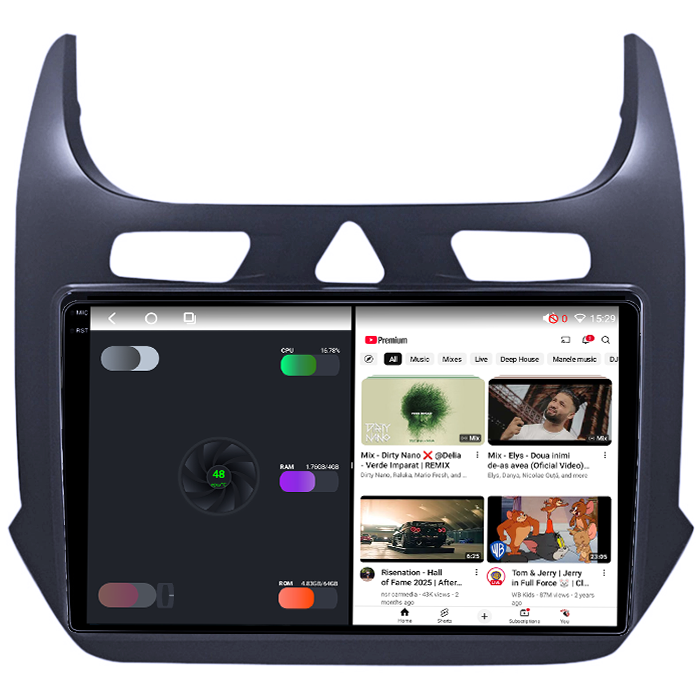 Navigatie dedicata Chevrolet Cobalt 2011-2018, 4GB RAM 64GB ROM, Procesor Qualcomm Octacore, Android 14, Rezolutie 2K, Display QLED 9", DSP, Carplay&Android Auto, SIM 4G [5]