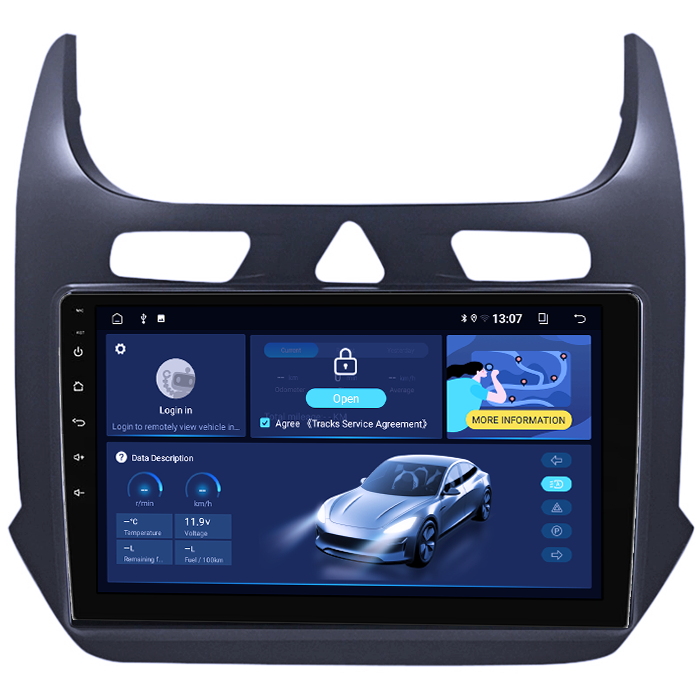 Navigatie dedicata Chevrolet Cobalt 2011-2018, 8GB RAM 128GB ROM, Octacore, Platforma TS18, Android 13, Display QLED 9”, Suporta camera 360º, DSP, Carplay&Android Auto, SIM 4G, Ventilator Activ [4]