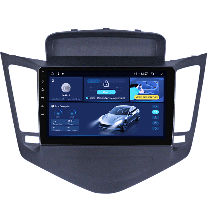 Navigatie dedicata Chevrolet Cruze 2009-2014, 4 GB RAM 32 ROM, Android 13, Display QLED, 9",DSP, Carplay, Android Auto, Internet, Youtube , Waze , Wi Fi , Usb , Bluetooth , Mirrorlink [4]