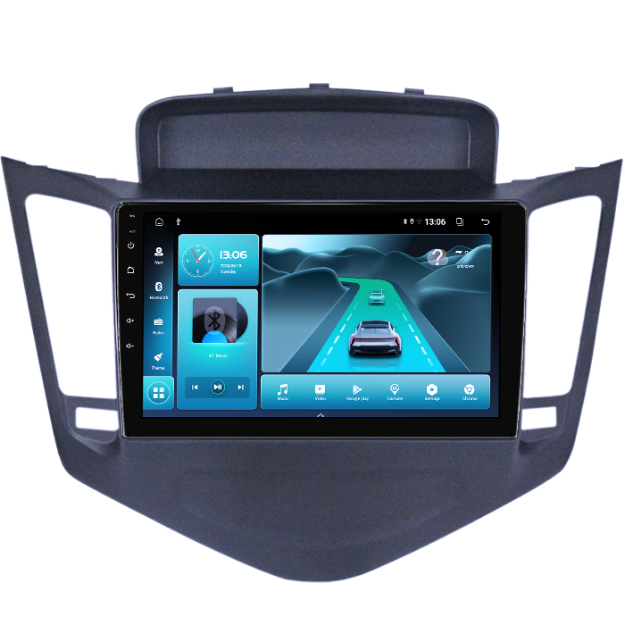 Navigatie dedicata Chevrolet Cruze 2009-2014, 8GB RAM 128GB ROM, Octacore, Platforma TS18, Android 13, Display QLED 9”, Suporta camera 360º, DSP, Carplay&Android Auto, SIM 4G, Ventilator Activ [2]