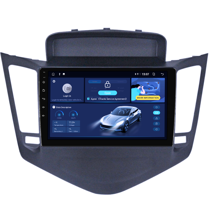 Navigatie dedicata Chevrolet Cruze 2009-2014, 8GB RAM 128GB ROM, Octacore, Platforma TS18, Android 13, Display QLED 9”, Suporta camera 360º, DSP, Carplay&Android Auto, SIM 4G, Ventilator Activ [4]