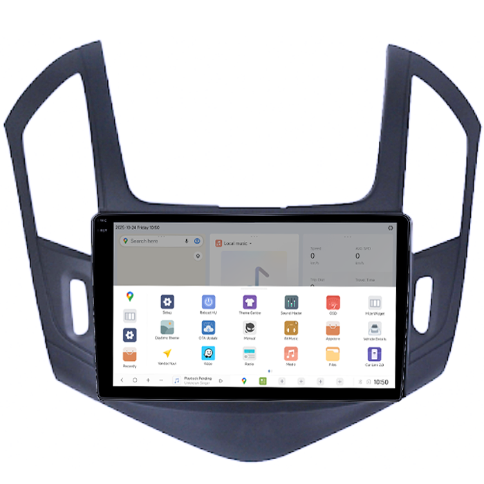 Navigatie dedicata Chevrolet Cruze 2012-2015 DUDU3, 4GB RAM 64GB ROM, Octacore, Platforma 8581, Android, Display QLED 9", DSP, Carplay&AndroidAuto [3]