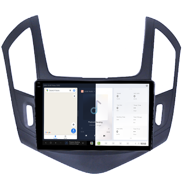 Navigatie dedicata Chevrolet Cruze 2012-2015 DUDU3, 4GB RAM 64GB ROM, Octacore, Platforma 8581, Android, Display QLED 9", DSP, Carplay&AndroidAuto [2]