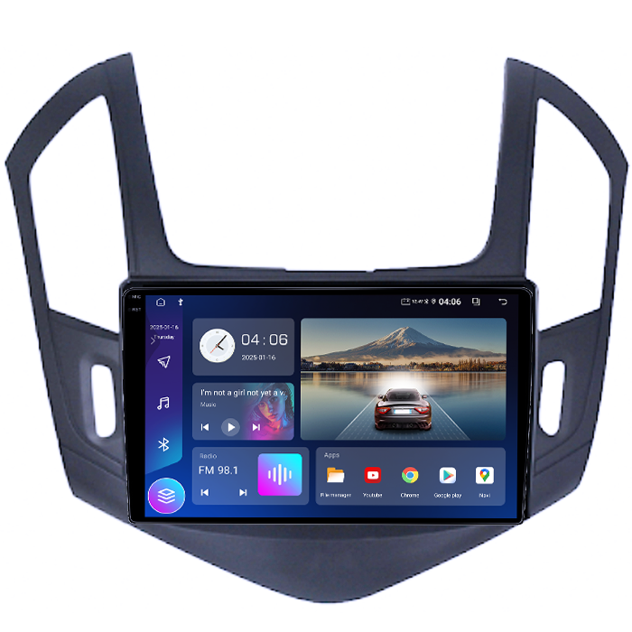 Navigatie dedicata Chevrolet Cruze 2012-2015, 4GB RAM 64GB ROM, Quadcore, Android 14, Display QLED 1K 9", DSP, Carplay&Android Auto, Suport camere AHD [2]