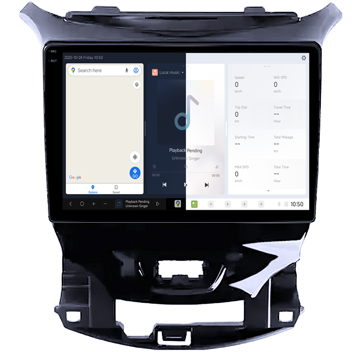 Navigatie dedicata Chevrolet Cruze 2017 DUDU3, 4GB RAM 64GB ROM, Octacore, Platforma 8581, Android, Display QLED 9", DSP, Carplay&AndroidAuto [2]