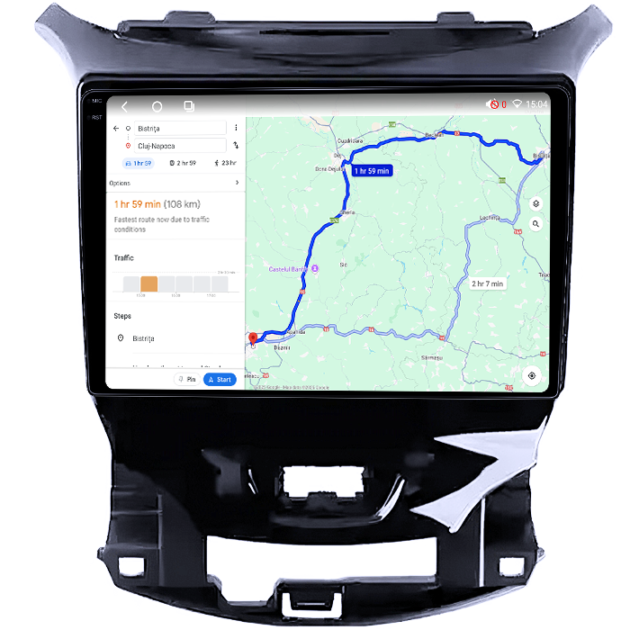 Navigatie dedicata Chevrolet Cruze 2017, 4GB RAM 64GB ROM, Octacore, Android 14, Display QLED 1K 9", Carplay&Android Auto, SIM 4G, Ventilator Activ [4]