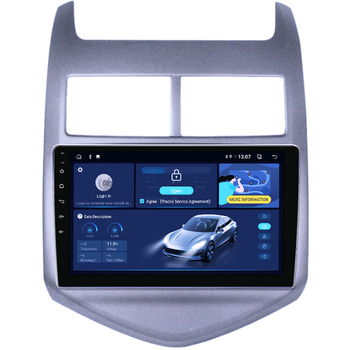 Navigatie dedicata Chevrolet Cruze Aveo 2008-2015, 4GB RAM 64GB ROM, Octacore, Android 13, Display QLED 9", DSP, Carplay, Android Auto, Internet, Youtube, Waze, WIFI, Bluetooth [4]